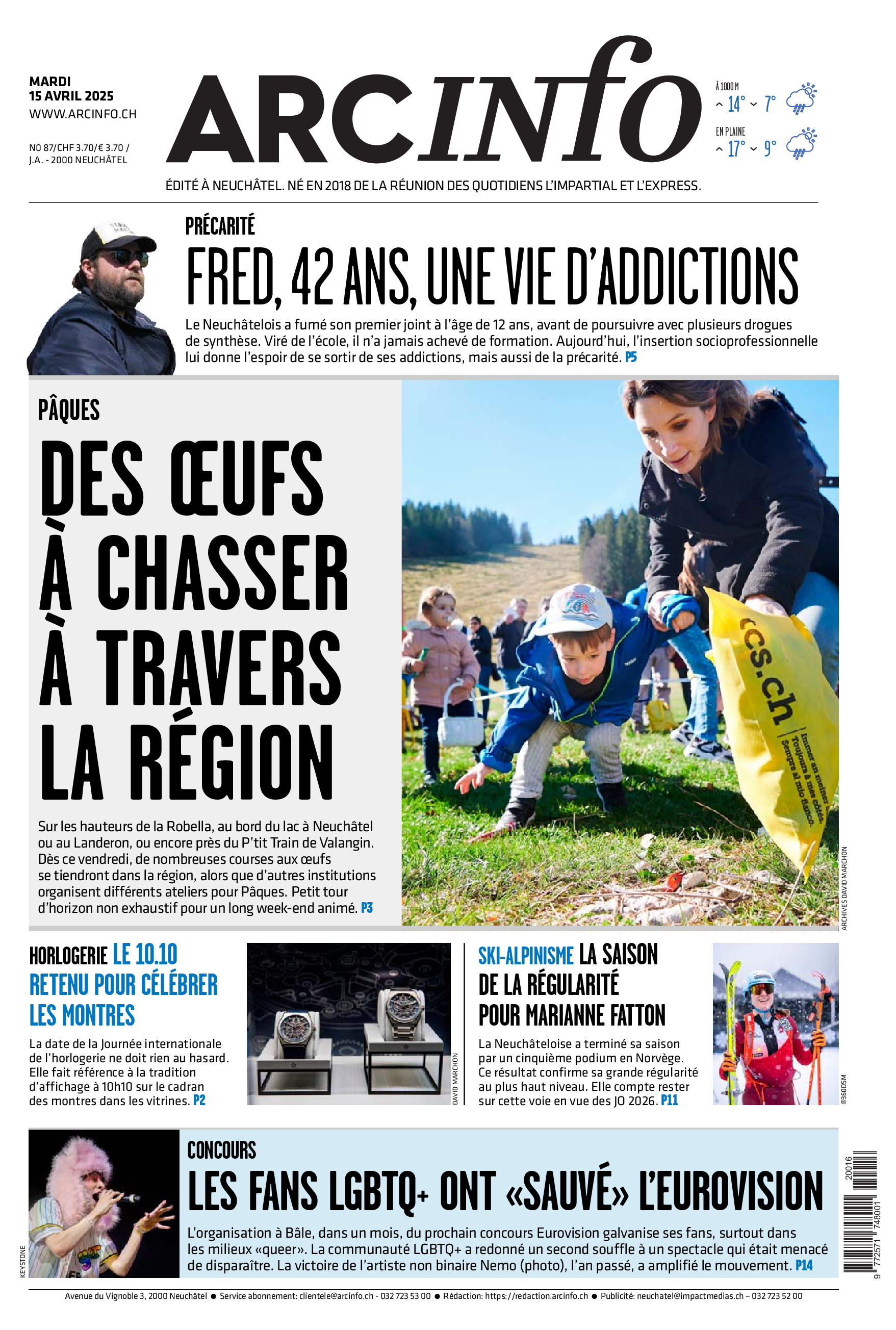 Mardi 15 avril 2025 Mardi 15 avril 2025