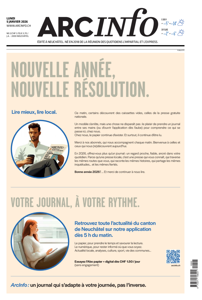 Lundi 5 janvier 2026