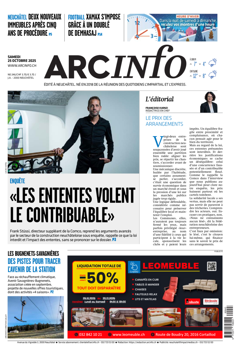 Samedi 25 octobre 2025 Samedi 25 octobre 2025