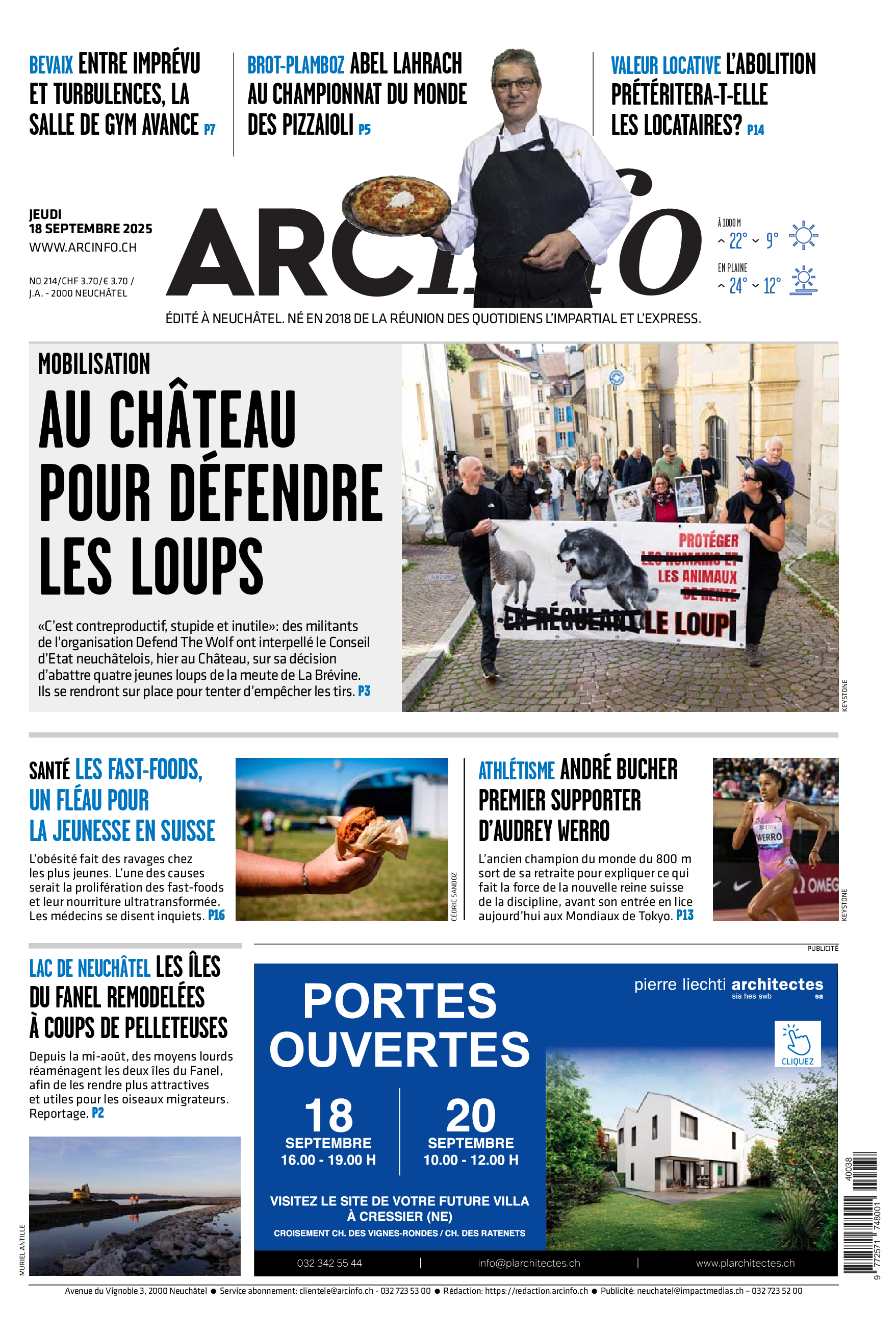  Jeudi 18 septembre 2025