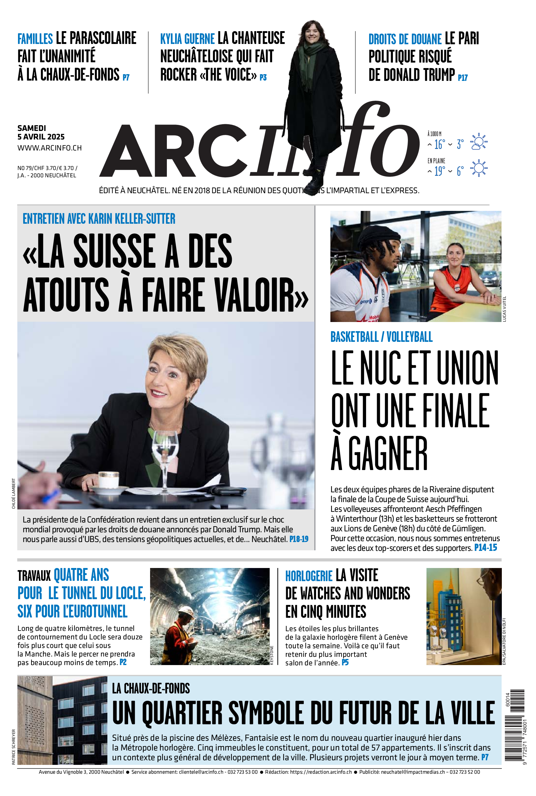 Samedi 5 avril 2025 Samedi 5 avril 2025