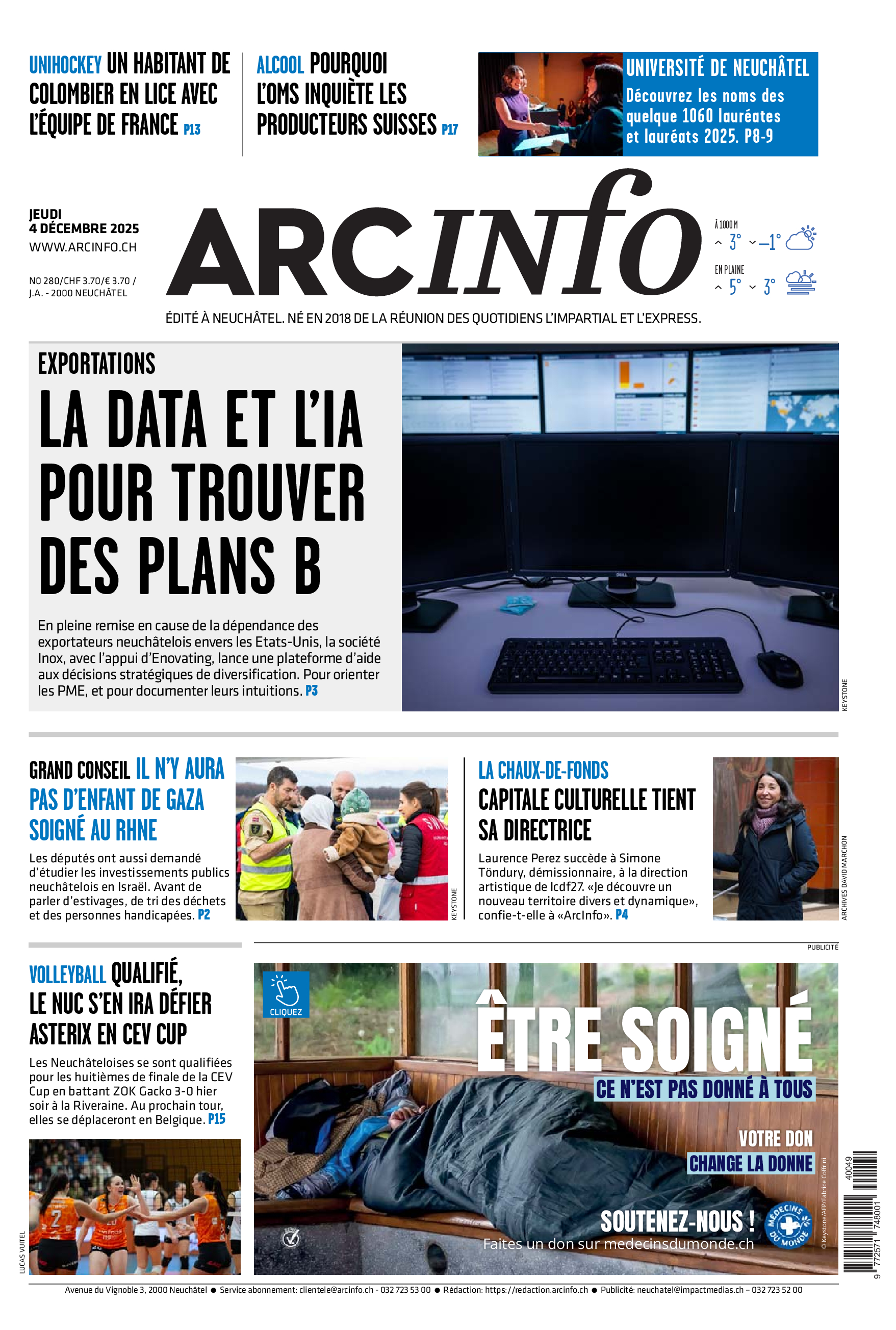  Jeudi 4 décembre 2025