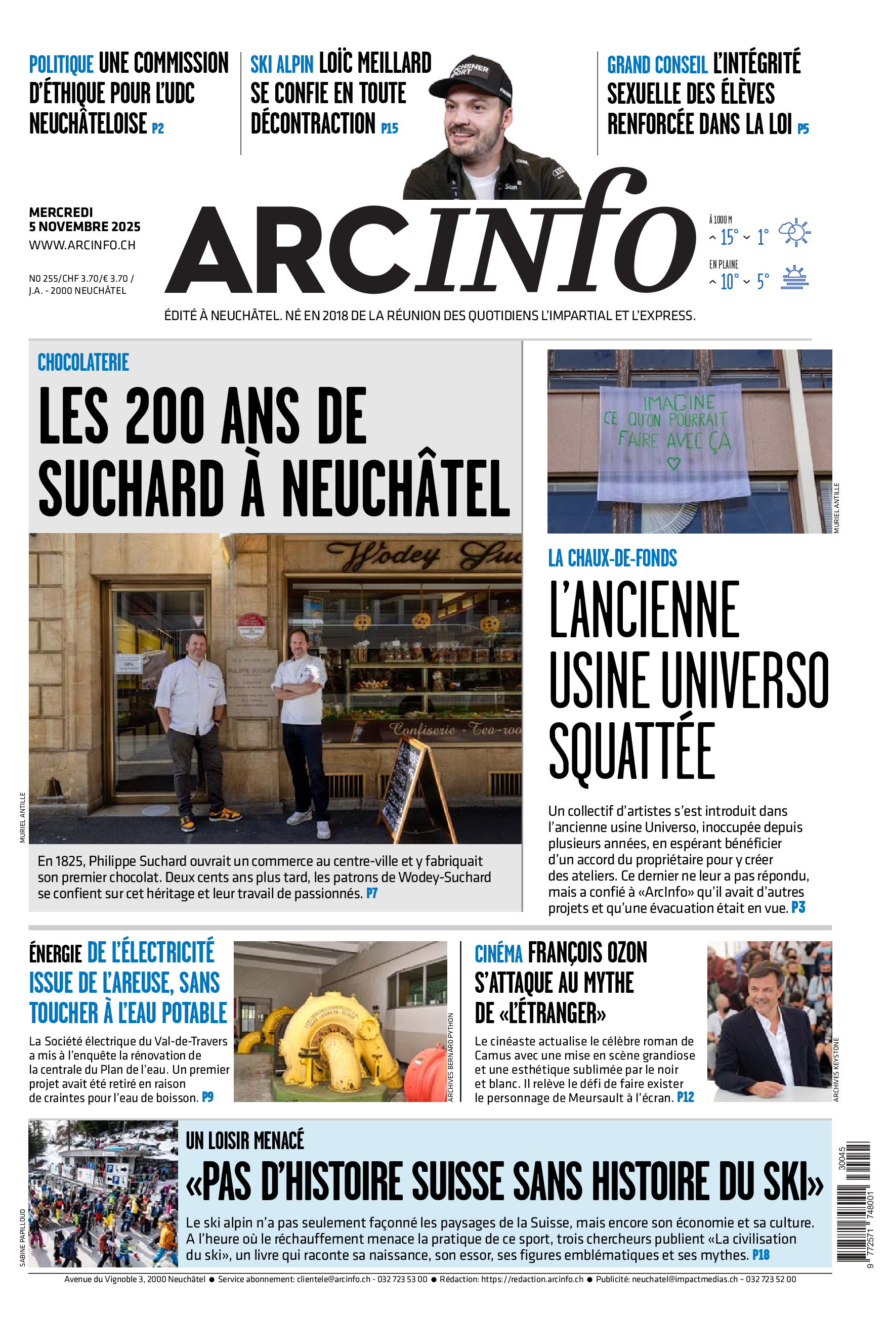  Mercredi 5 novembre 2025