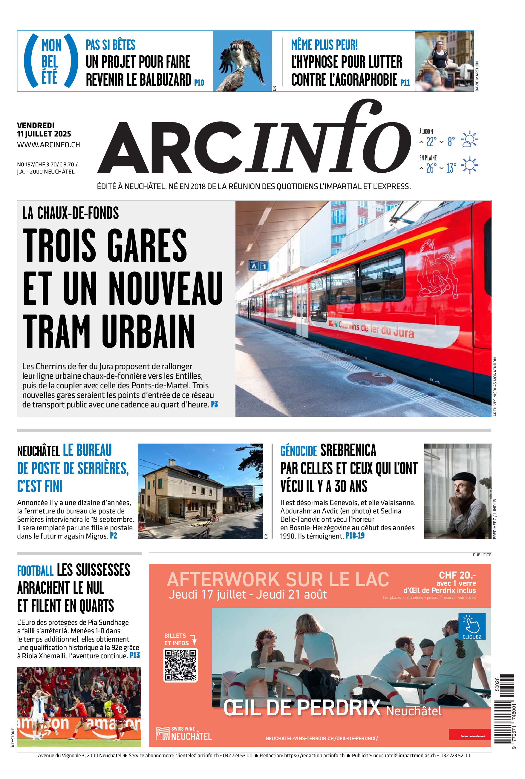 Vendredi 11 juillet 2025